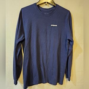 Patagonia Men's Navy Long Sleeve Tee